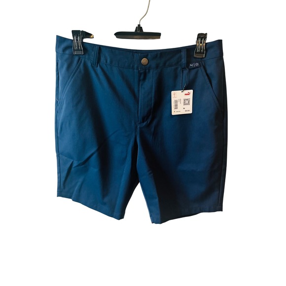 Puma Golf & Nautica Shorts Men's 34W Blue Flat Front Hybrid Casual Athletic - Picture 1 of 6